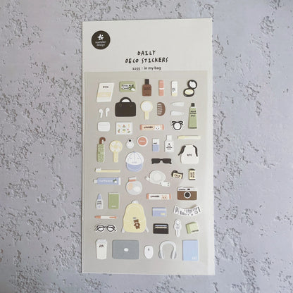 Korean Import Original Suatelier Collection Kawaii Daily Stickers Scrapbooking Diy Journal Stationery Sticker Deco Art Supplies Beauty World Shop