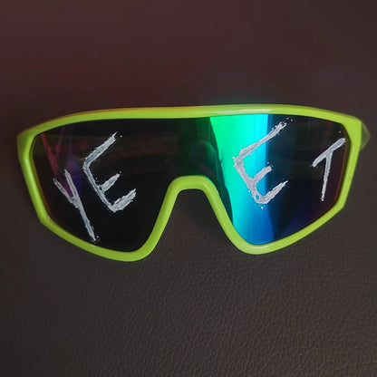 Jey Uso YEET Sunglasses Sports Shades MAIN EVENT Blue Glasses Bloodline USOS RARE Colors Motorcycle Glasses Beauty World Shop