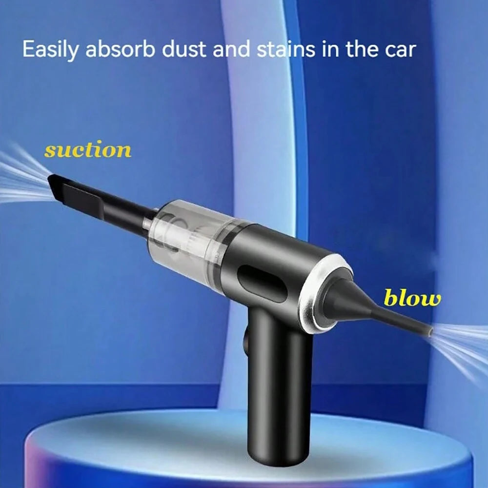 3 In 1 Integrated Suction And Blowing Vacuum Combination Vacuum Cleaner USB Charging Small Car Household Vacuum Cleaner Beauty World Shop