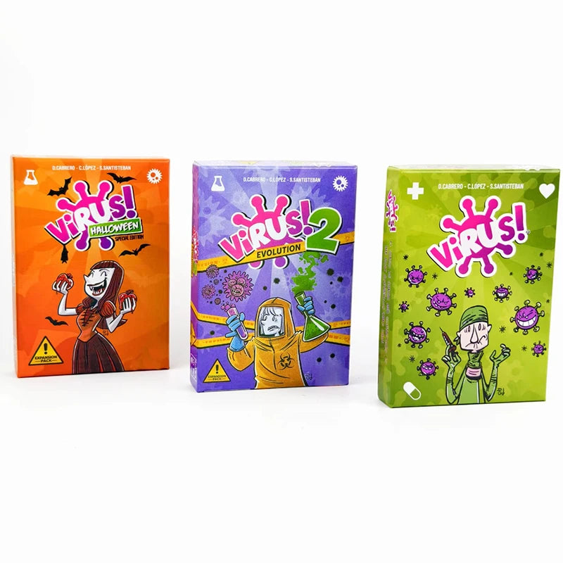 Virus 1 2 3 Board Game: The Ultimate Contagiously Fun Game for Family Parties in Spanish & English Beauty World Shop