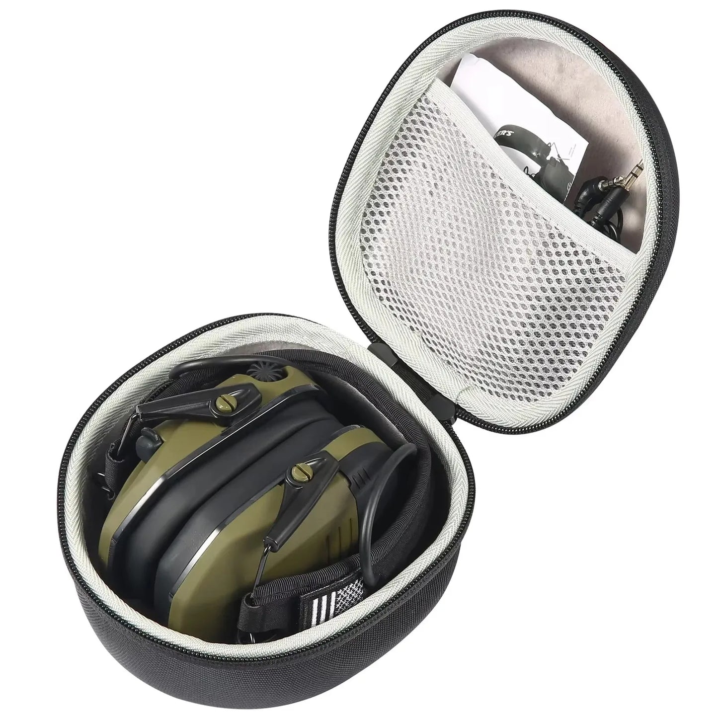 YHKEMA Hard Storage Travel Case for HL Impact Sport Sound Amplification Electronic Shooting Earmuff