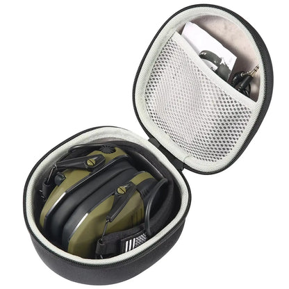 YHKEMA Hard Storage Travel Case for HL Impact Sport Sound Amplification Electronic Shooting Earmuff