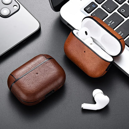 For Airpods Pro 3 4 Case Leather Business Earphone Cases Headset Shell Headphone Cover For AirPod 3 2 1 Pro 2nd Generation USB C