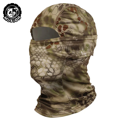 MusionTactical Balaclava Full Face Mask Quick-dryHiking Cycling Camping Hunting AirsoftHood Cap Bike Head Cover Summer Men Women Beauty World Shop