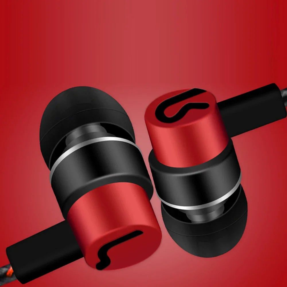 3.5mm In-Ear Wired Headphone 2 Basic Box Bass Stereo Earbuds Mobile Headphone Noise Cancelling Superb Bass Stereo Earphone Beauty World Shop