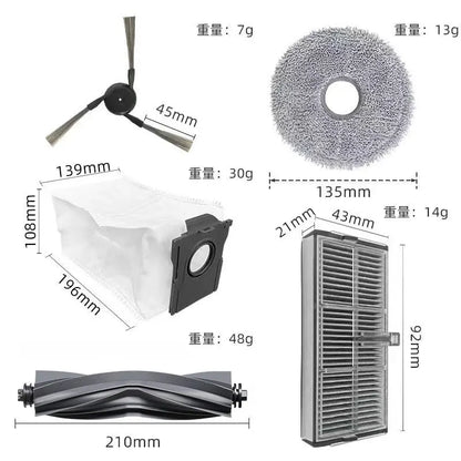 Dreame L40 Ultra / X40 Ultra Robot Vacuum Accessories Dust Bags Mop Main Side Brushes Cloths HEPA Filters Spare Parts Beauty World Shop