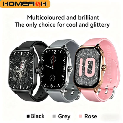 HOMEFISH H9 Intelligent Watch Bluetooth Call Remote Photography Sleep Monitoring Multiple Sports Modes Heart Rate Blood Beauty World Shop