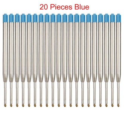 98mm1.0mm Ballpoint Pen Refills For Parker Pens Medium Point Blue Red Black Ink Rods For Writing Office Stationery Beauty World Shop