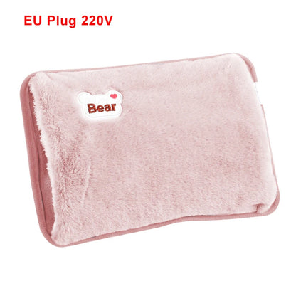 Electric Hot Water Bag Winter Portable Soft Electric Hand Warmer Rechargeable Reusable Explosion-Proof Warming Hand Pillow Beauty World Shop