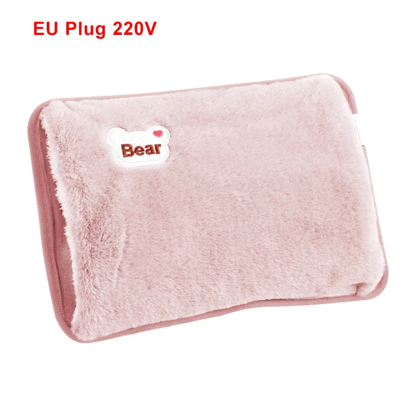 Electric Hot Water Bag Winter Portable Soft Electric Hand Warmer Rechargeable Reusable Explosion-Proof Warming Hand Pillow Beauty World Shop