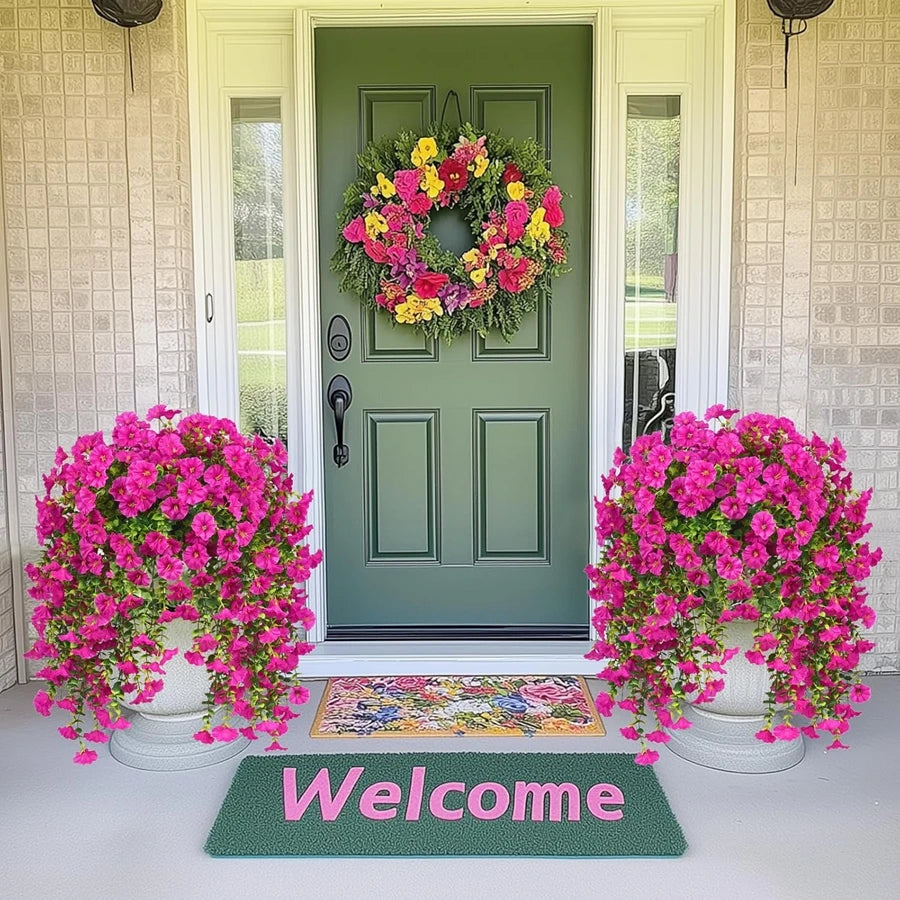 1/2Pcs Artificial Flowers Vine Morning Glory Wedding Bridal Home Room Table Festival Decor Outdoor Yard Garden Arch DIY Gift Box Beauty World Shop
