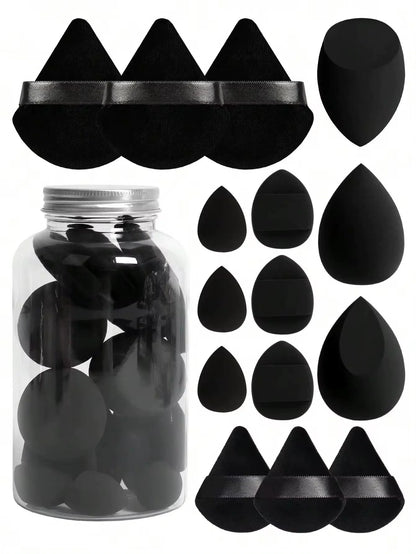 12/15Pcs Makeup Sponge Cosmetic Puff Foundation Sponges Blender Beauty Egg Powder Puffs Women Make Up Accessories Makeup Tools Beauty World Shop