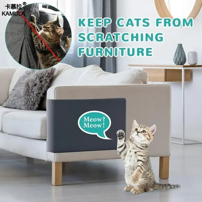 Trimmable Anti Cat Scratch Mat Self-Adhesive Carpet Mat Pad Cat Pet Scratcher Furniture Couch Corner Indoor Sofa Wall Protector