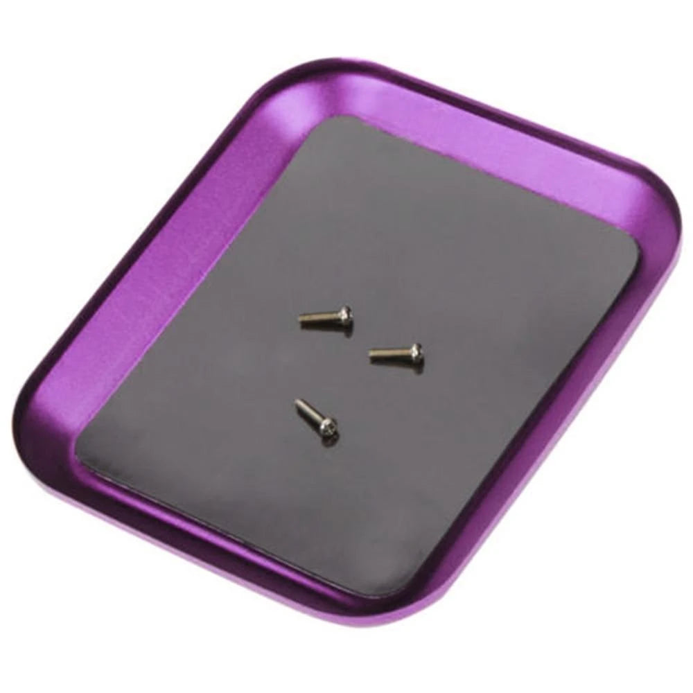 RC Repair Tool Aluminium Alloy Magnetic Screw Tray Plate For Airplane Car Boat Crawler Axial SCX10 D90 D110 Model Repair Tool Beauty World Shop