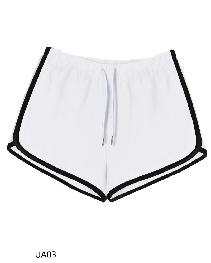 Summer Women's Casual Solid Cotton shorts Yoga Gym Workout Fitness Pants Loose Student Comprehensive Training Short Beauty World Shop