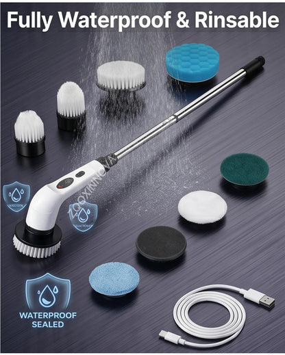 Cordless Household Spin Scrubber Kitchen Gadgets Hair Brushes Bathroom Broom Toilet  Multipurpose Cleaning Brush  Electric Mops Beauty World Shop