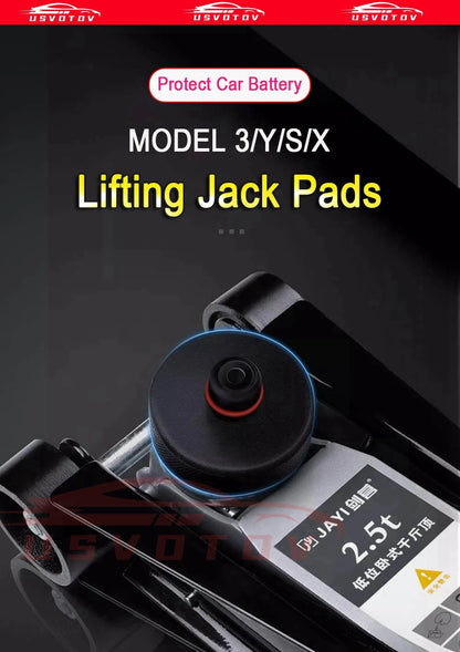 USVOTOV Upgraded Lifting Jack Pad for Tesla Model 3/Y/S/X Accessories Sturdy Rubber Pucks Adapter Protect Car Original Battery Beauty World Shop