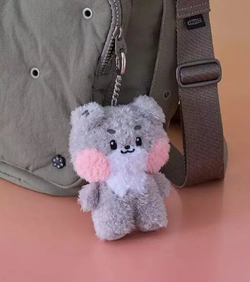 Kpop ZB1 Doll Keychain 12CM Zeroni Cartoon Cute Plush Doll Pendant Bag Accessories Key Ring ZhangHao HanBin Ricky Fans Gift Beauty World Shop