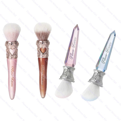 Flower Knows The Sweetie Bear Rounded Blush Brush  Loose Powder makeup Brushes Beauty World Shop