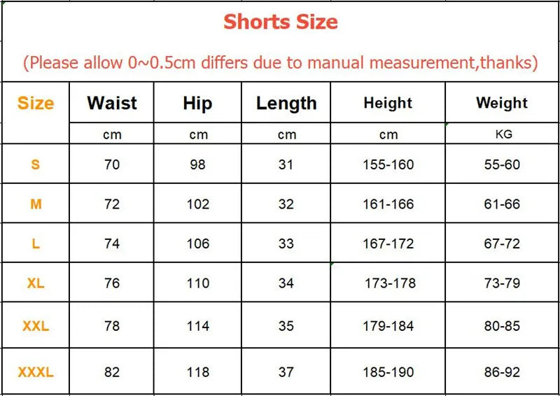 NEW Sport Shorts Men Sportswear 2 In 1 Short Pants Double-deck Beach Bottoms Summer Gym Fitness Training Jogging Running Shorts Beauty World Shop