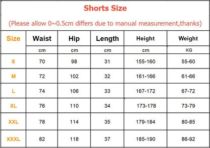 NEW Sport Shorts Men Sportswear 2 In 1 Short Pants Double-deck Beach Bottoms Summer Gym Fitness Training Jogging Running Shorts Beauty World Shop