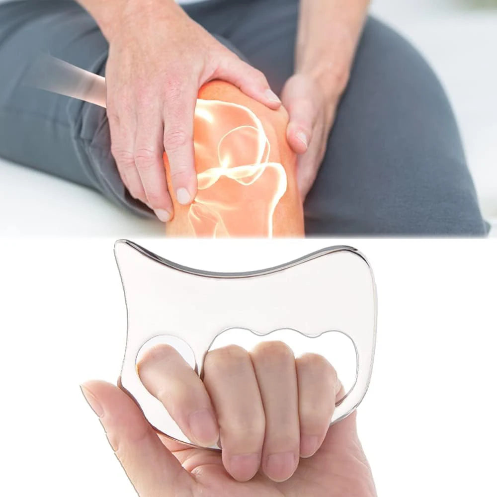 Stainless Steel Gua Sha Scraping Massage Tool IASTM Tool for Back, Legs, Arms Scraper, Anti-cellulite, Muscle Massage Relaxation Beauty World Shop