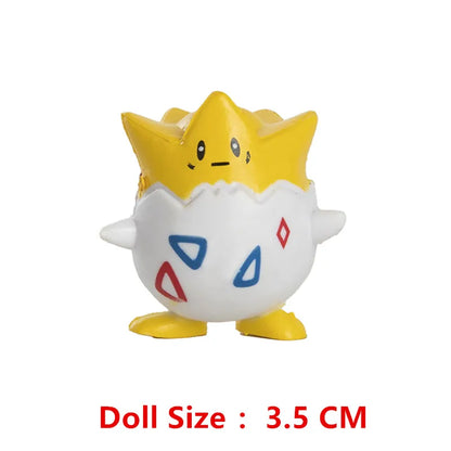 New Pokemon 4-13Cm Cartoons Movie Anime Figure Pikachu Lucario Mewtwo Flying Dragon Pet  Action Figures Model Toy Birthday Gifts Beauty World Shop
