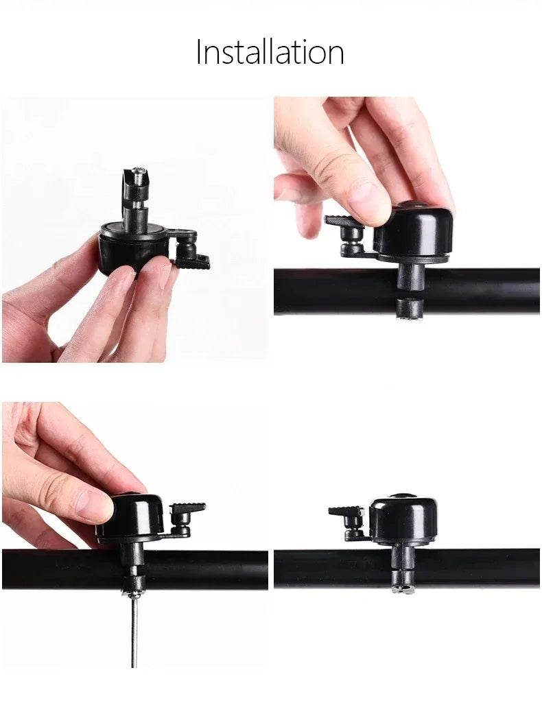 Bicycle Bell Alloy Mountain Road Bike Horn Sound Alarm Doorbell Safety Warning Cycling Handlebar Metal Ring Call MTB 250802 Beauty World Shop