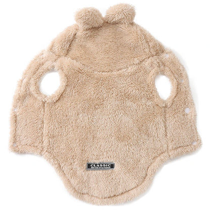 Autumn Winter Dog Clothes For Small Medium Dogs Warm Plush Rabbit Ears Pet Coat Cute Soft Puppy Sphynx Cat Chihuahua Costume