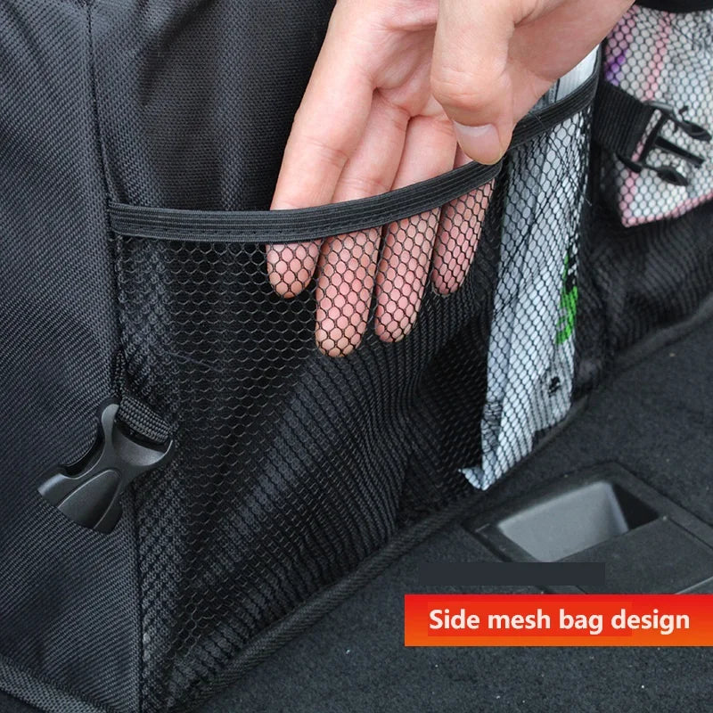 Car Backup Storage Box, Folding Large Car Cargo Box Camping Car Storage Box Multi functional Folding Organizing Box Beauty World Shop