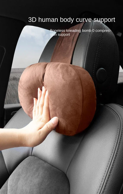 Car Headrest Neck Support Seat / Maybach Design S Class Soft Universal Adjustable Car Pillow Neck Rest Cushion High Quality Beauty World Shop
