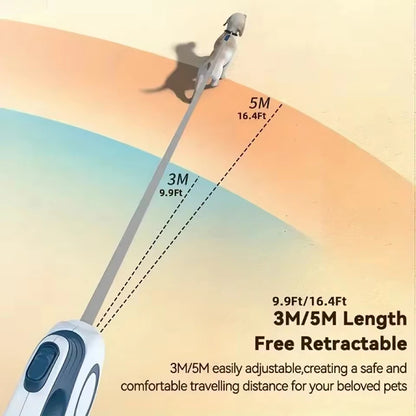 Booteely Automatic Retractable Dog Leash Extendable Rope For Outdoor Travel Walking Hiking Small Dogs Traction Rope Cat Lead Beauty World Shop