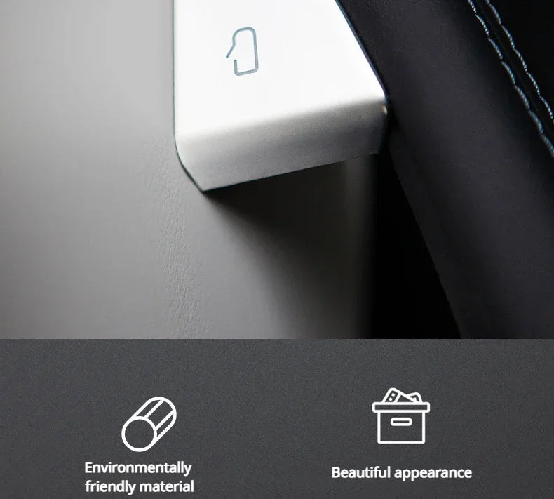 For Tesla Model 3 Highland Model Y Juniper/Launch 2025 Car Open Door Button Stickers 4X Handle Cover Interior Protection Trim Beauty World Shop