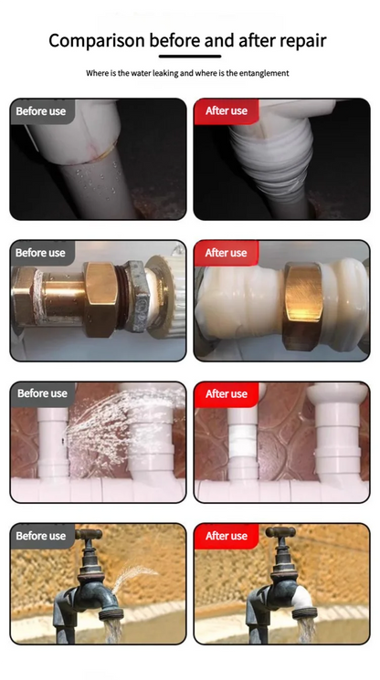Insulating pipe tape with super waterproof, leak-stopping, sealing and repair performance is suitable for silicone kitchens Beauty World Shop