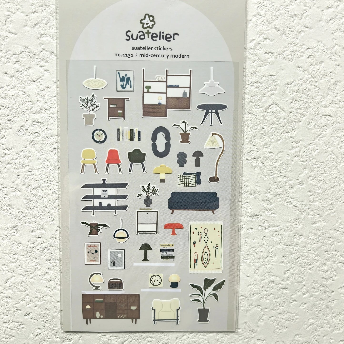 Korean Import Suatelier Travel Home Life Study Friend Stickers Scrapbooking Diy Journaling Diary Stationery Sticker School Gift Beauty World Shop