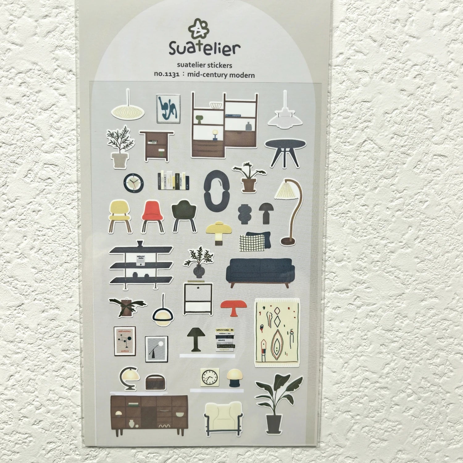 Korean Import Suatelier Travel Home Life Study Friend Stickers Scrapbooking Diy Journaling Diary Stationery Sticker School Gift Beauty World Shop