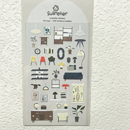 Korean Import Suatelier Travel Home Life Study Friend Stickers Scrapbooking Diy Journaling Diary Stationery Sticker School Gift Beauty World Shop
