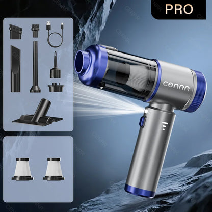 CENRR 2026 Car Vacuum Cleaner Mini 998000PA Cordless Powerful for Home Handheld Blower Car Cleaner Portable Car Vacuum Cleaner Beauty World Shop