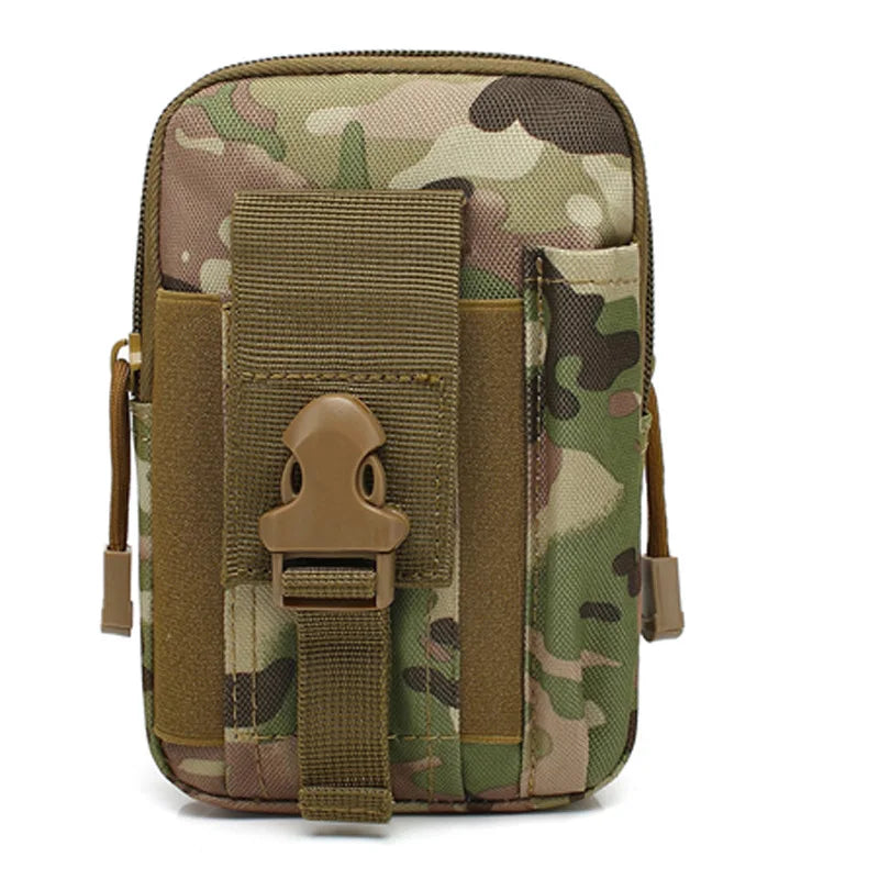 Mobile Phone Case Pouch Waist Bag Waterproof Nylon Multifunction Casual Men Waist Pack Male Small Bag Beauty World Shop