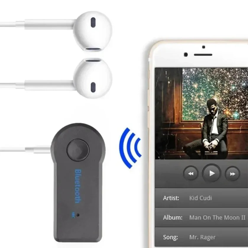 XIKCU Bluetooth Audio Receiver Stereo 3.5mm Jack AUX Bluetooth Adapter MP3 Car Transmitter Wireless Speaker Headphone Adapter Beauty World Shop