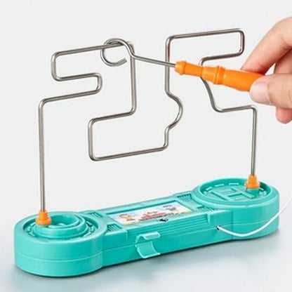 Kids Collison Electric Shock Toy Education Electric Touch Maze Game Party Funny Game Science Experiment Toys for Children Gift Beauty Fashion