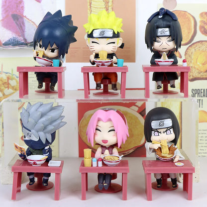 2026 In Stock Hot Sale Bandai Naruto Breeze Ramen Lamian Noodles Theme Blind Box Handmade Ornament Gift Naruto Sasuke Model Toys Beauty World Shop