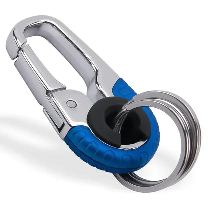 Keychain Buckle for Men Stainless Steel Key Ring Key Chain Hook Outdoor Carabiner Climbing Keyfob Accessories Beauty World Shop