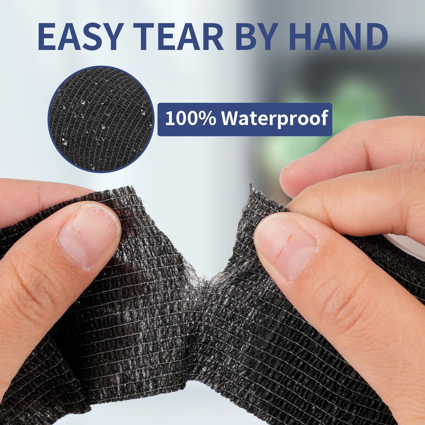 3/6/12/24/48 PCS Tattoo Grip Cover Wrap Disposable Black  Bandage For Tattoo Grip Bandage Machine Tape Tube Accessories Beauty World Shop