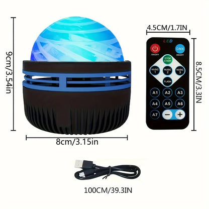 Northern Lights Starry Sky Projector LED Night Light with Remote Control USB A Variety of Styles for Home Bedroom Party Decor Beauty World Shop