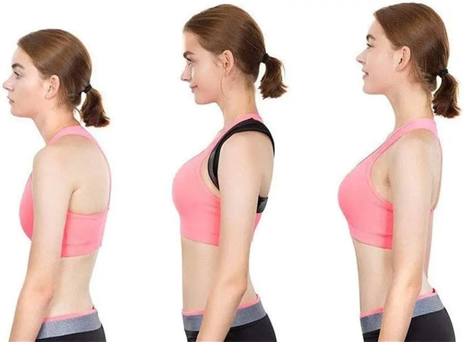 Adjustable Back Shoulder Posture Corrector Belt Clavicle Spine Support Reshape Your Body Home Office Sport Upper Back Neck Brace Beauty World Shop