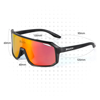 SCVCN New Cycling Glasses Bike Sunglasses Men UV400 Eyewear Outdoor Sports MTB Goggles Bicycle Women Riding Hiking Sunglasses Beauty World Shop