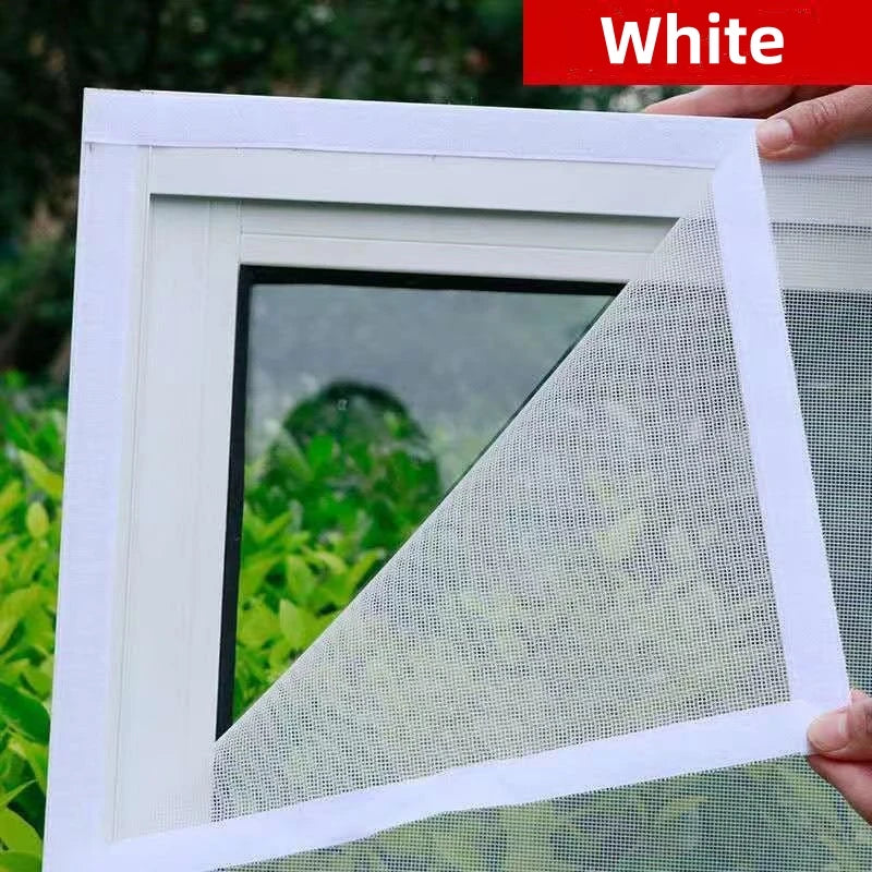 Summer mosquito proof door and window screens, available in various sizes (white) Beauty World Shop