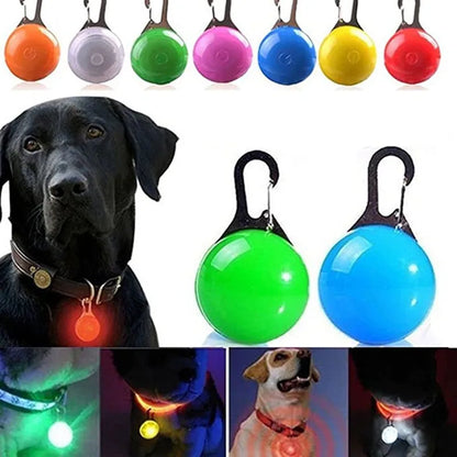 LED Glowing Pendant Flashlight Dog Cat Collar Pet Leads Glow  Accessories  Bright Necklace Luminous Collar  Night Safety Decor Beauty World Shop
