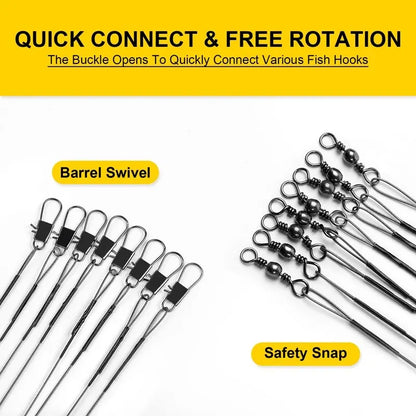 20PC Anti Bite Steel Fishing Line 15/20/25/30cm Steel Wire Leader With Swivel Fishing Accessory Fishing Wire Olta Leadcore Leash Beauty World Shop